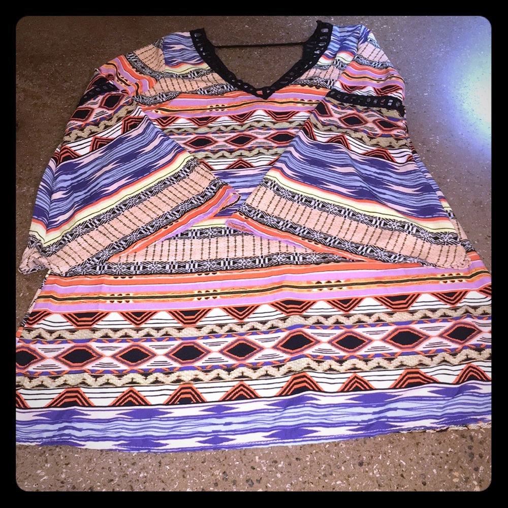 NWT🎉💖 Women's Short Bell Sleeve Swimsuit Cover - Picture 5 of 8